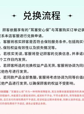 【保险服务 需跟耳塞订单一起拍下】Loop耳塞安心保