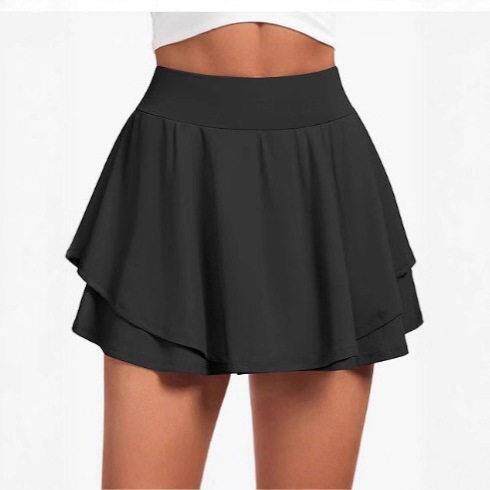 2026 Waisted Swim Skorts Women Tummy Control Bathing Suit