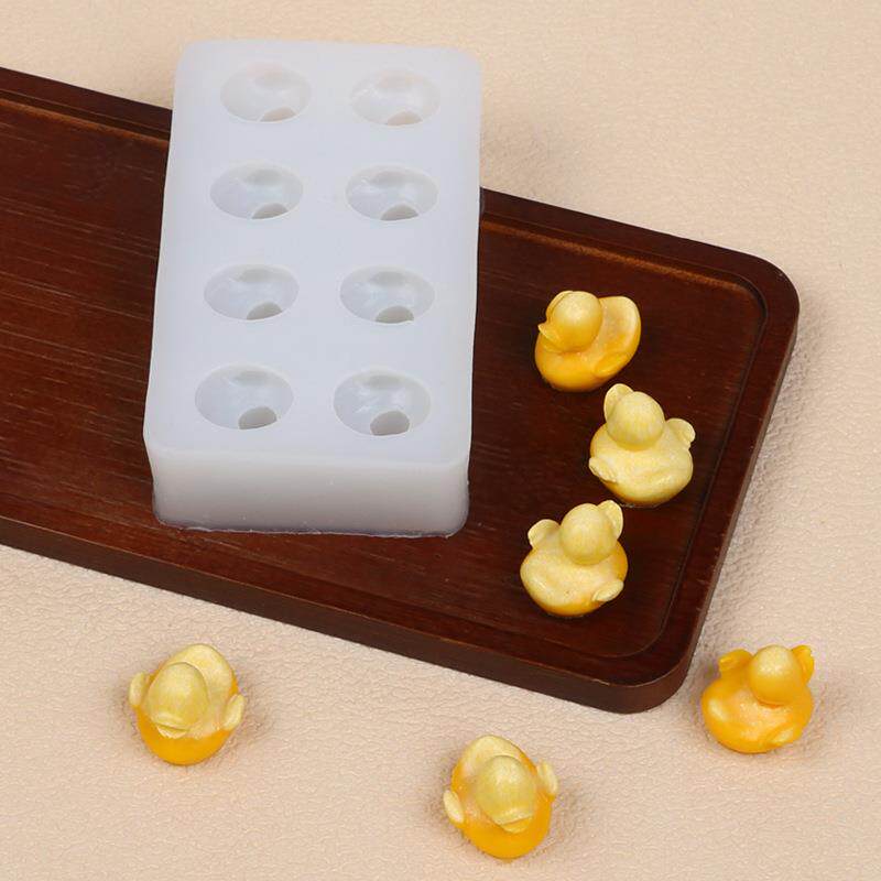 小黄鸭硅胶模具DIY立体巧克力糖果翻糖蛋糕制作甜品