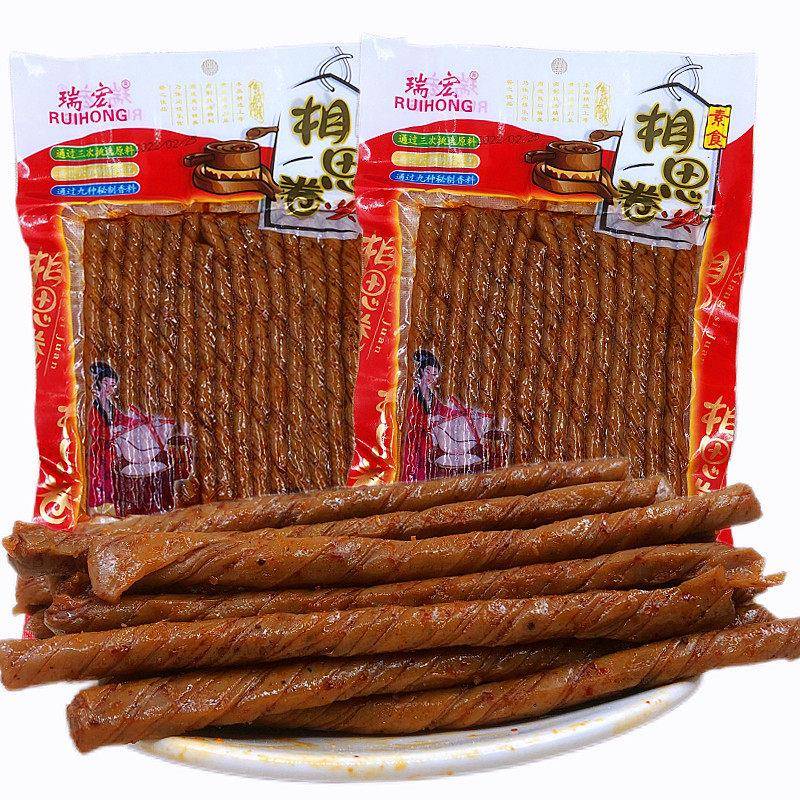 采购产品锐红金合欢卷,辣干豆,豆卷,豆制品,辣条,网红小吃