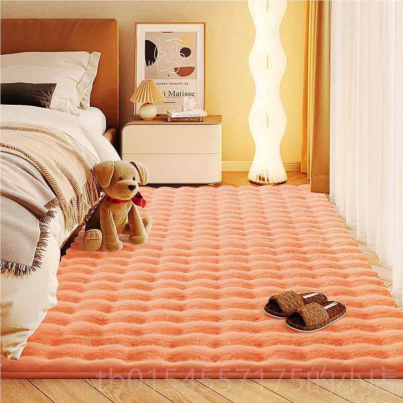 正品兔毛绒地毯卧室厅飘窗c房间床边毯垫满铺加厚家用脚垫进门客,居家布艺,床边毯,淘宝优惠券,粉丝福利购,淘宝优惠卷