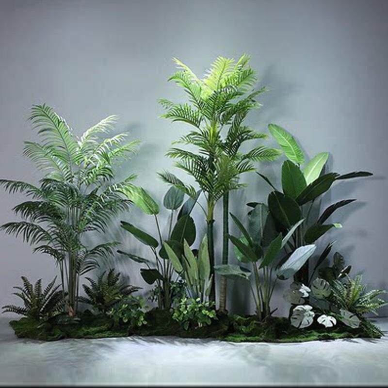 大型盆景假植物装饰仿真绿植植物造景客厅室内外墙角田园景观装饰
