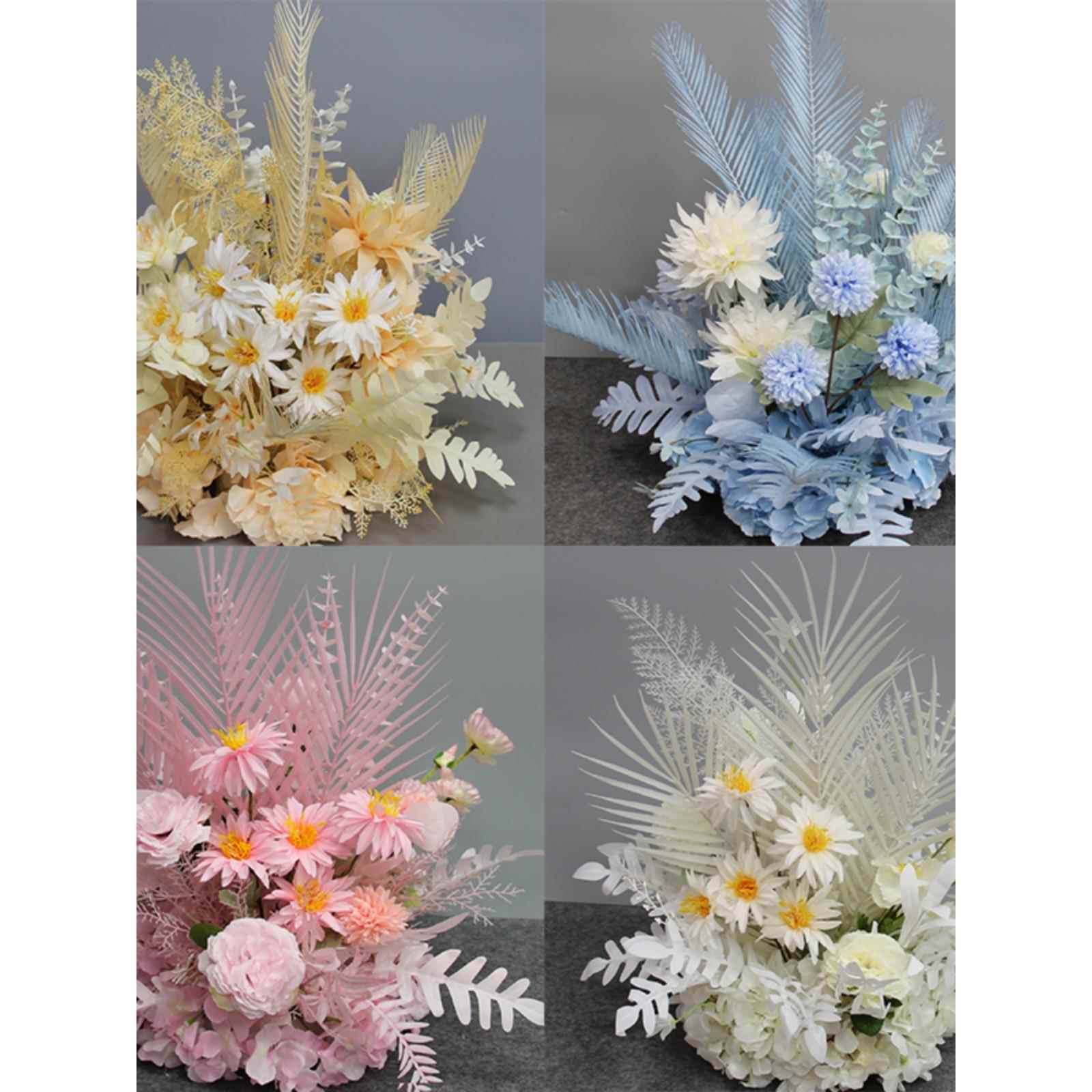 婚庆花路引花桌摆花盆花婚礼T台布置迎宾区装饰成品花艺