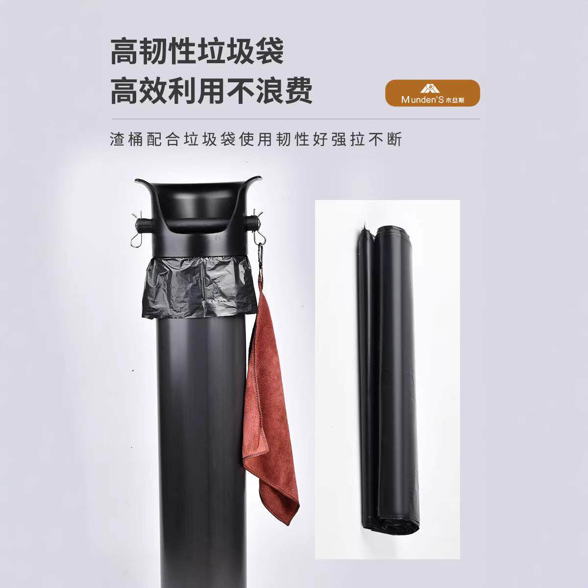 咖啡渣桶FES商用立量式容敲渣桶粉大渣盒吧台圾桶垃垃圾袋粉渣废
