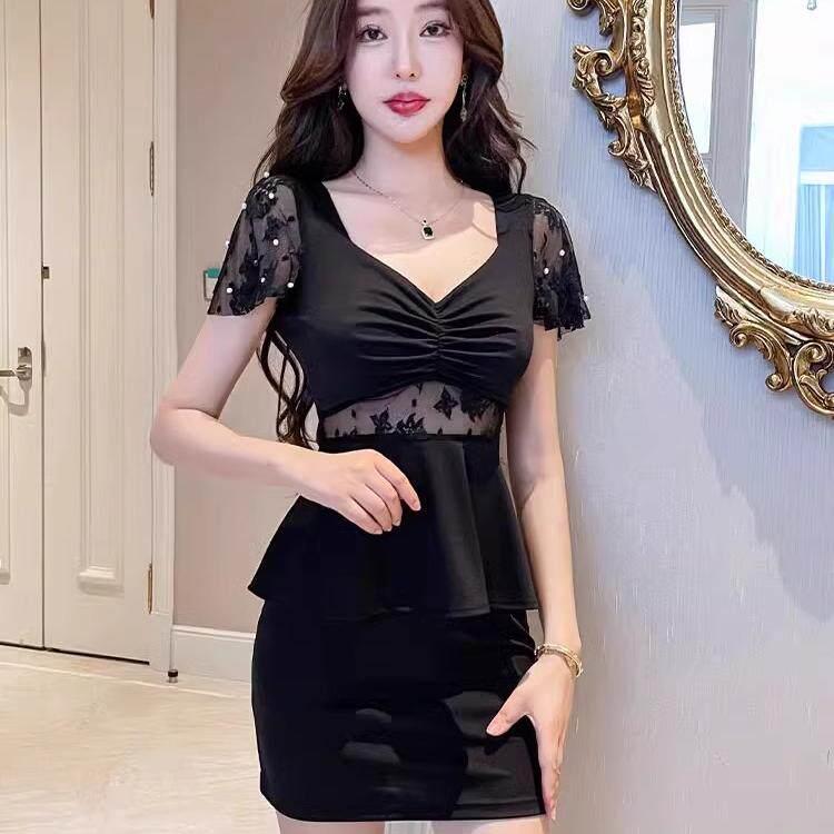 夜总店女装性感连衣裙夜场工衣足疗店柔式按摩足浴技师工作服
