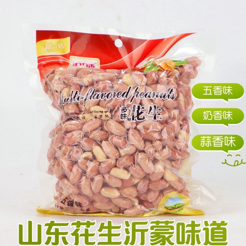 五香花生米沂蒙五香花生米奶香蒜香南乳多味花生休闲零食下酒菜山
