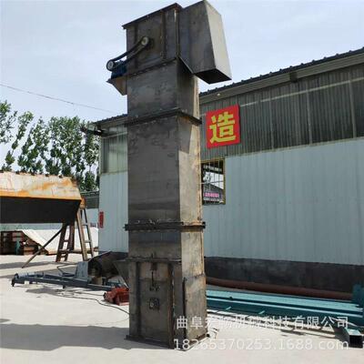 炭渣炉灰密闭斗式提升机垂直18米链斗式上料机NE板链提升机