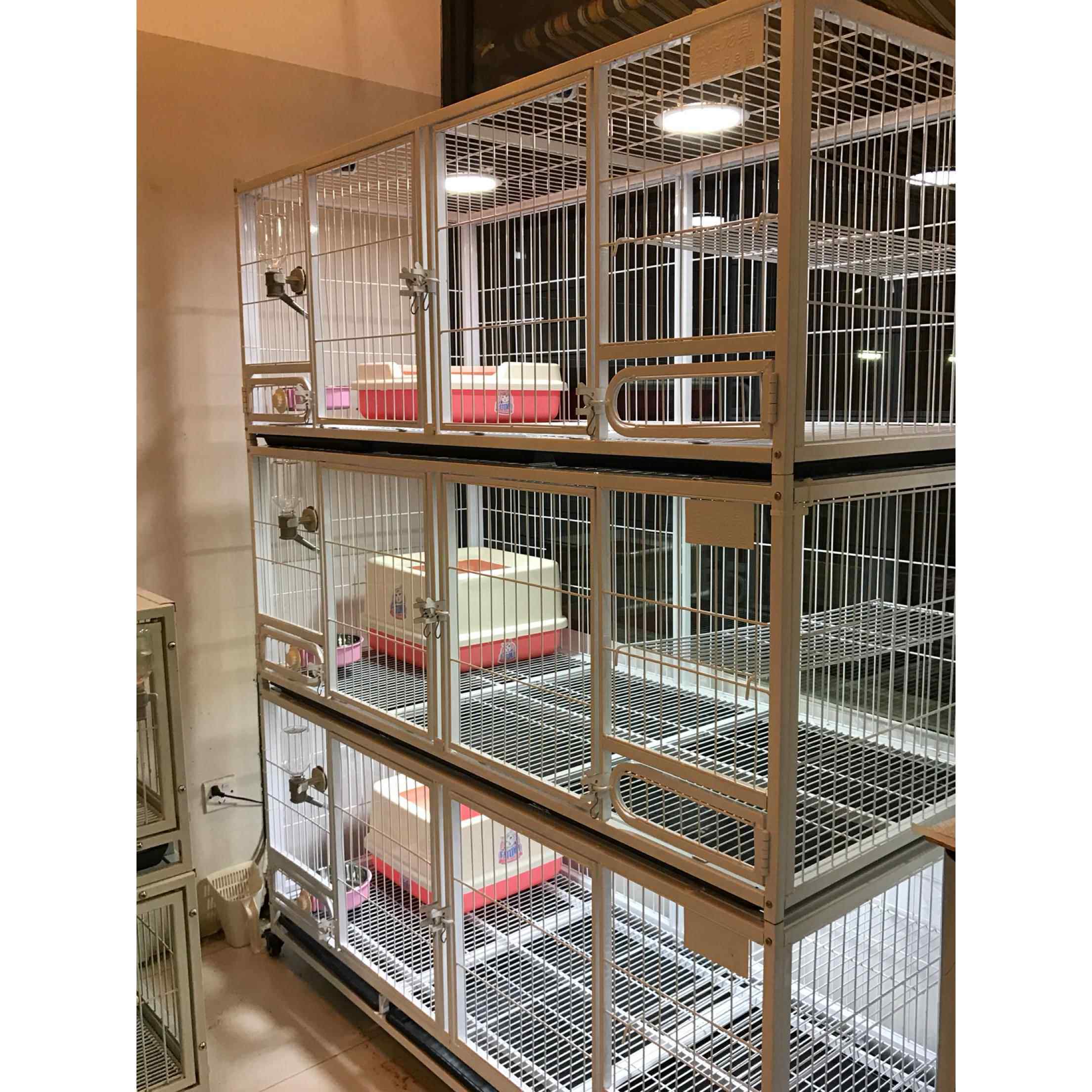 猫笼子繁殖笼二三层家用寄养笼带隔断厕所繁育笼猫舍子母笼鸽子笼