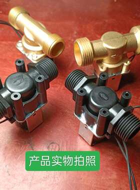 常闭电磁阀DC2V DC24V AC220V进水阀4分6分管有压无压阀门太阳能