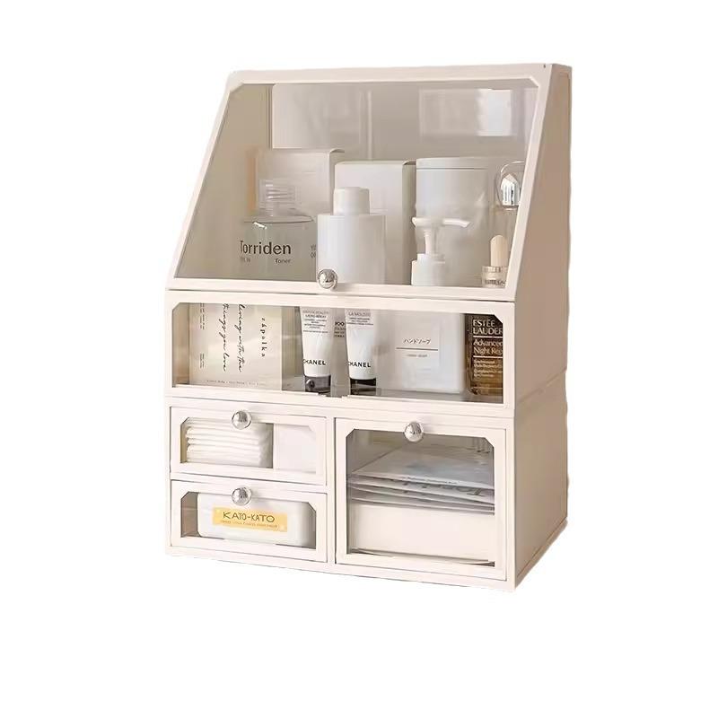 化妆品梳妆台护肤品盒子收纳桶