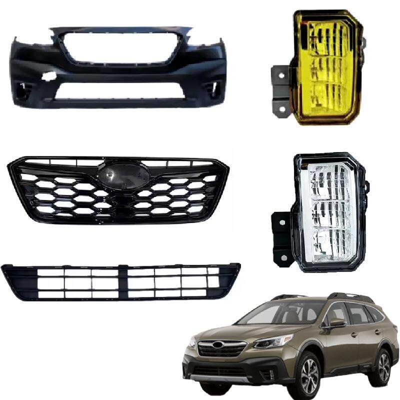 适用2020-2022斯巴鲁Outback热卖汽车前保险杠大灯雾灯尾灯配件