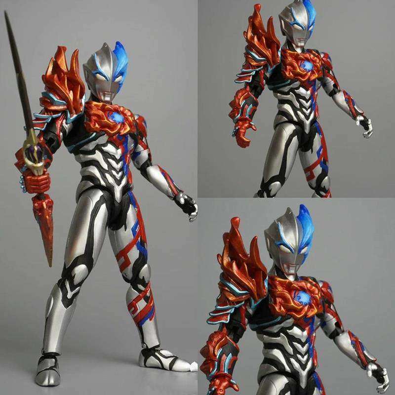 布莱泽闪耀黄金赛罗赛罗泽塔可动人偶男孩儿童玩具手办男生