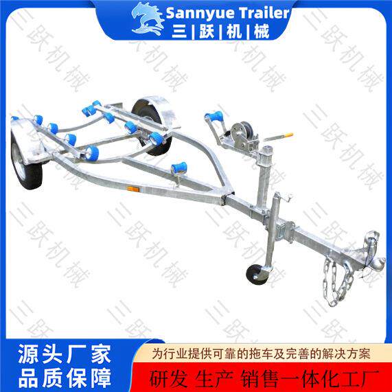 厂家销售冲锋舟拖车 热镀锌摩托工具车/便携工具推车