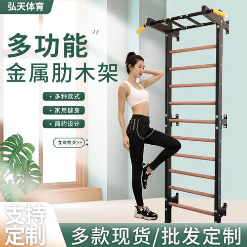 金属肋木架室内压腿单双肩肋木架平衡训练牵引腹肌锻炼运动拉伸架