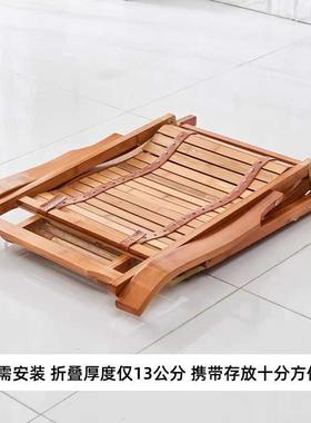 折竹躺阳椅休闲台老睡椅午休午睡凉椅靠家用老人GTT竹子老式椅叠