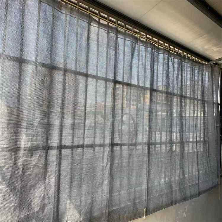 阳台防盗网遮光防雨防晒挡板遮阳网窗户加密隔热网窗帘户外遮阴网