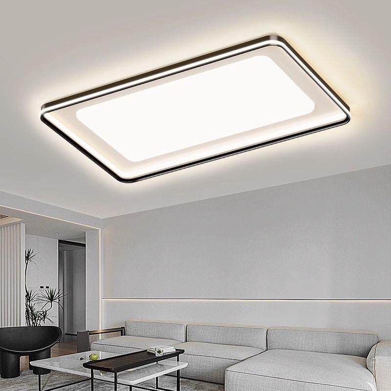 2026年新款灯具现代简约主灯高级感轻奢高端大气长方形客厅吸顶灯