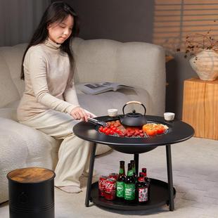 庭烧烤桌冬日取暖火炉URS内围室炉煮茶院家用户外烤火烤盆炭炉