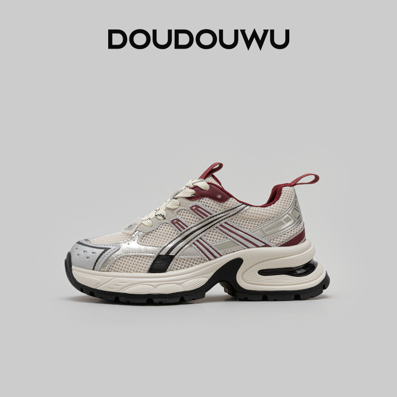 豆豆屋厚底老爹鞋女网面透气2024夏季新款韩版潮运动休闲增高女鞋,女鞋,老爹鞋,淘宝优惠券,粉丝福利购,淘宝优惠卷