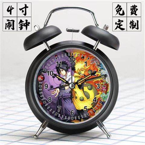 火影忍者金属闹钟超大声打铃学生闹钟儿童魔道海贼王周边定制