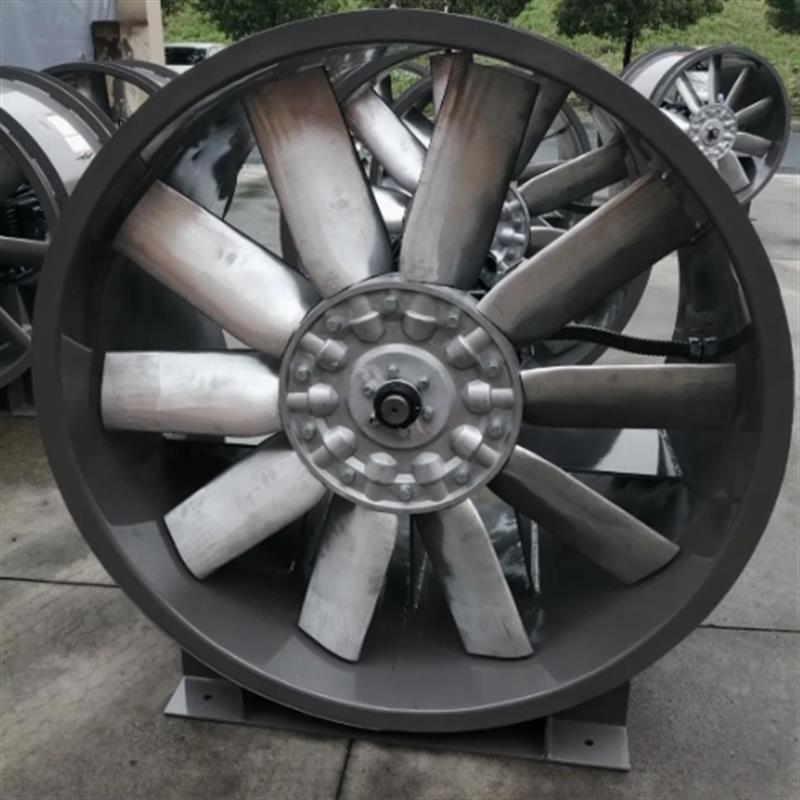 上虞特风厂家正反双向送排风机翼型轴流式风机消防排烟大风量耐高