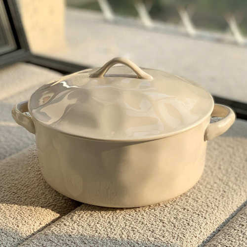 罐厨房盖油罐带家用耐高温猪油荤油陶瓷双耳油辣椒罐辣子泼大容量