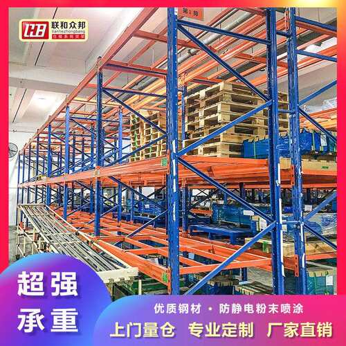 重型货架仓储工业工厂立体仓库托盘横梁置物架加厚组装三层五层架