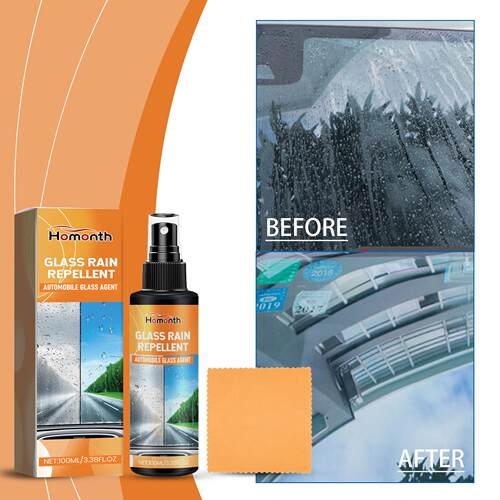 Homonth Car Glass Rain Repellent - Windshield Rain and Water
