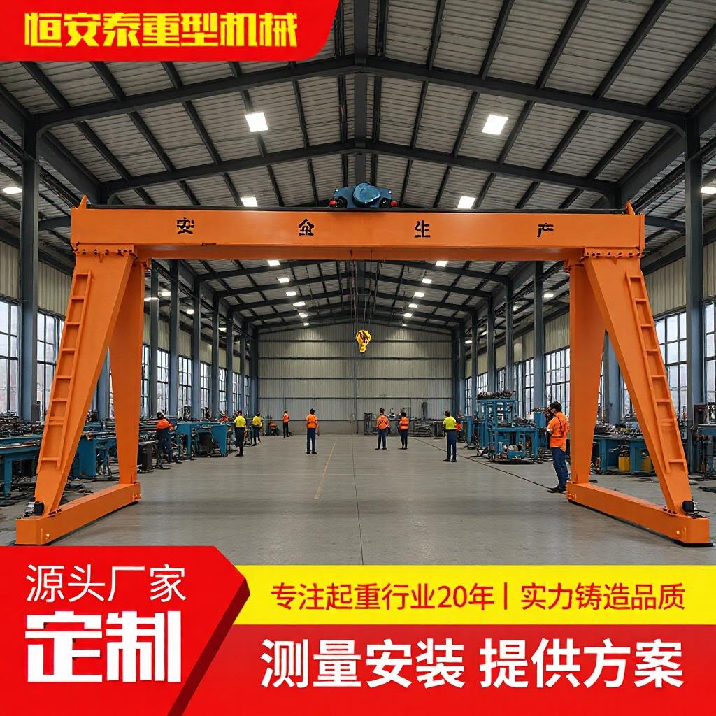 工业吊装龙门吊起重机10吨轨道移动料场装卸包箱15吨行吊龙门吊