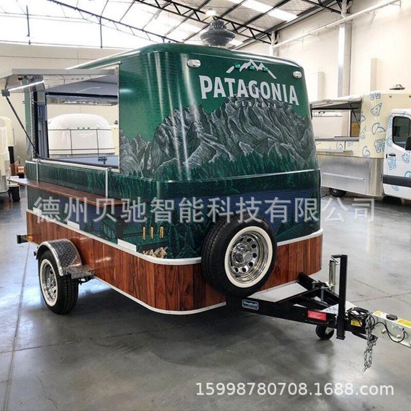 移动扎啤打酒摆摊车啤酒机商用精酿三轮车户外移动啤酒摆摊车