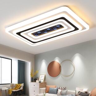 LED客厅灯现代简约大气长方形吸顶灯超薄卧室灯餐厅大厅房间灯具