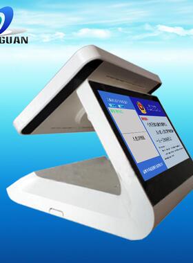 人证核验自终HGSK-116端人脸识体别一机双屏助访客机人比对一体机