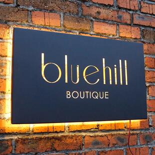 不锈钢镂空创意灯箱LED背光招牌户外金属发光字圆形门头烤漆定做