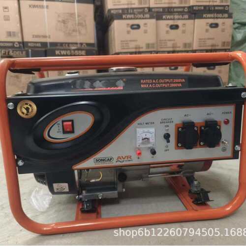 现货3KW2000w汽油发电机外贸家用出口应急发电户外厂家直销