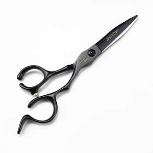 牙剪 6.0寸黑色缺口柄 理发剪平剪刘海剪 美发剪刀 打薄剪 BAO款