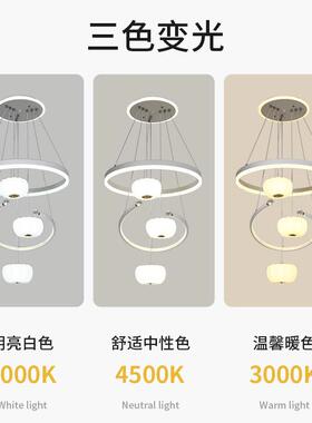 古镇现代简约风格餐厅灯吊灯LED3头跨境电商供货量大从优