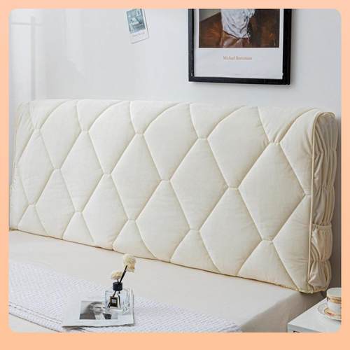 ⇗2024新款全包加厚床头罩套通用靠背软包皮床木床头保护套