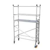 铝合金登高平台脚手架升降移动室外组快装 修梯工程 建筑带轮装