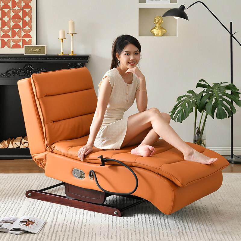 北欧懒人沙发摇椅大人躺椅阳台家用单人轻奢客厅贵妃躺椅可躺可睡