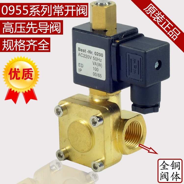 常开先导式 电磁阀水阀 0955105 1.6MPA 4分 6分 1寸 0955305包邮