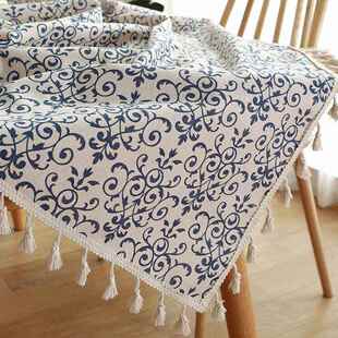 Tablecloth cotton linen modern simple coffee table table mat