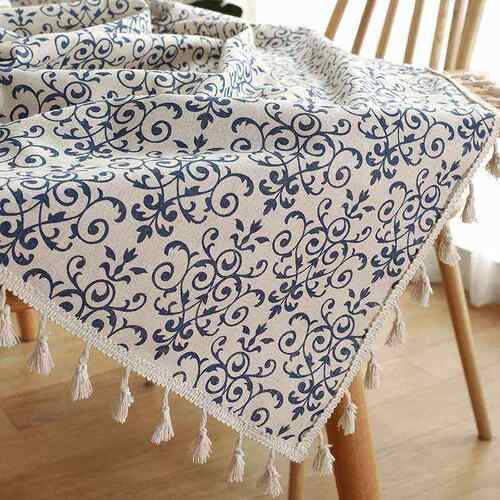 Tablecloth cotton linen modern simple coffee table table mat