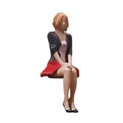 1:64 Girl Figure Miniature Scenes for Micro Landscape Fairy