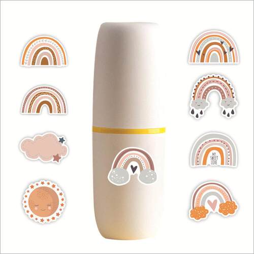 10/30/50pcs Cute Cartoon Boho Rainbow Stickers Aesthetic Gra