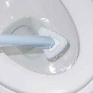 360度刷头！秉秀一次性马桶刷套装清洁多功能通用刷厕所化妆室神