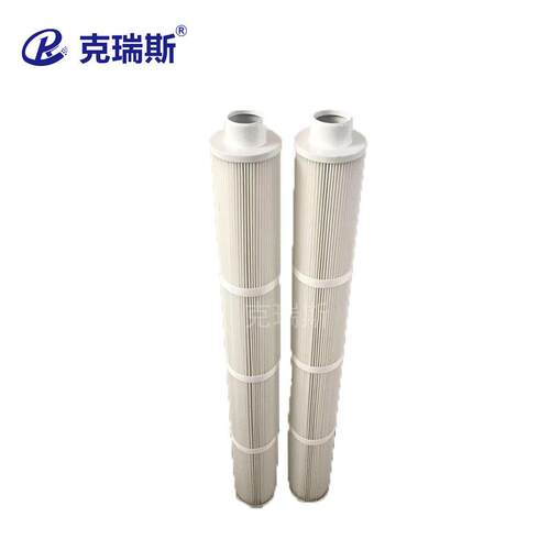 克瑞斯过滤 空气净化工业除尘覆膜聚酯纤维除尘滤筒