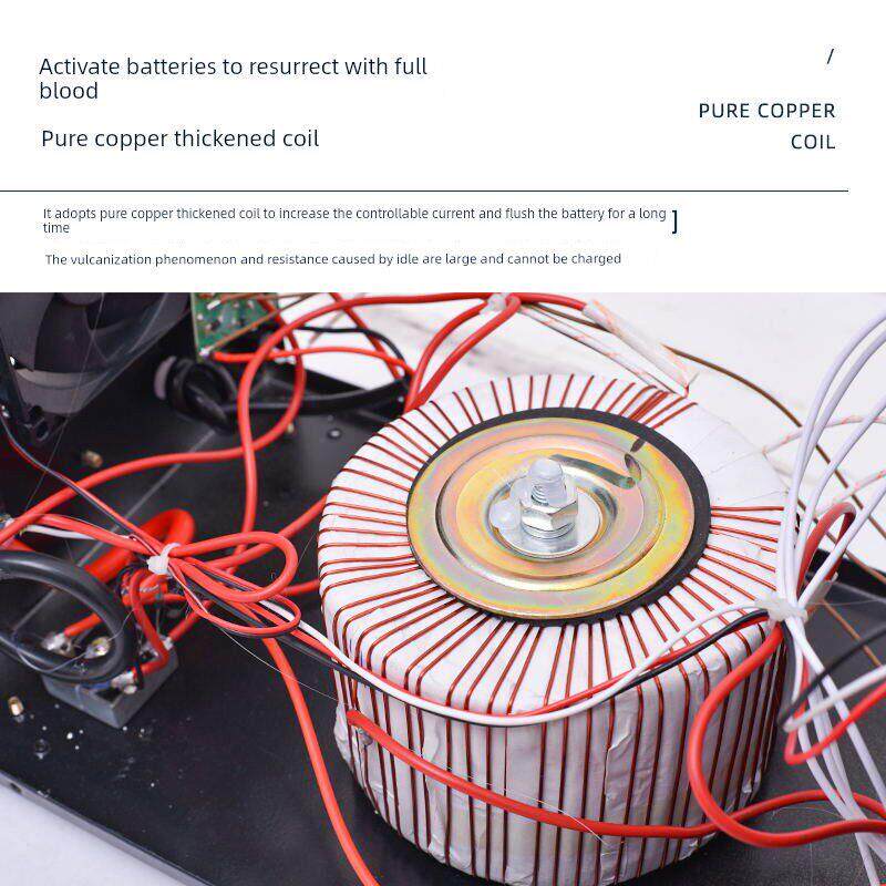 汽车电瓶充电器12V24V纯铜货车充电机大功率智能脉冲修覆充满自停