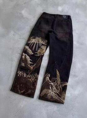 Casual jeans American Vintage Splicing Heavens Eclipse
