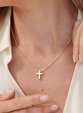 亚马逊十字架热卖新品通体项链