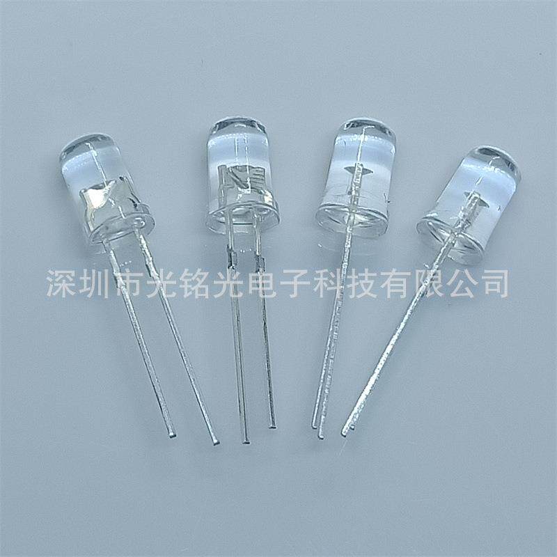 F5/5mm红黄绿双色无极LED发光二极管 透明双色二极管颜色支持定作